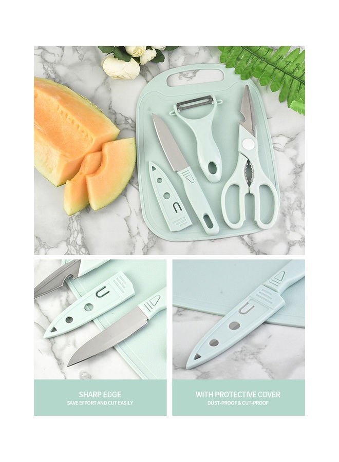 طقم سكاكين فاكهة مكون من 4 قطع أزرق - Image 4