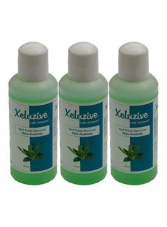 Xcluzive Pack of 3 Nail Polish Remover Aloevera Green 