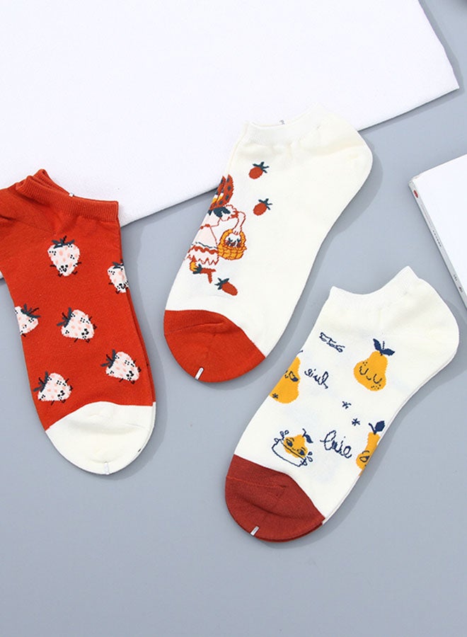 شيمي فوج Men’s Colour Blocked No Show Socks Multicolour  - Image 2