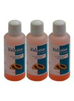 Xcluzive Pack of 3 Nail Polish Remover Papaya White 