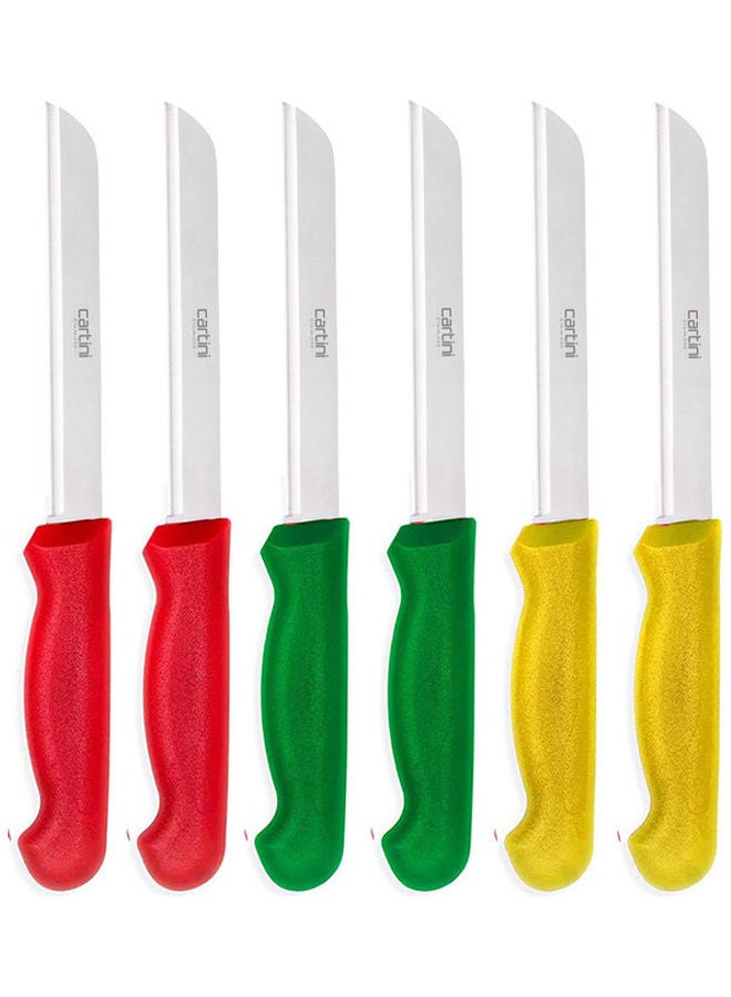 6-Piece Handy Knife Set Red/green/yellow - v1628169239/N49799235A_1