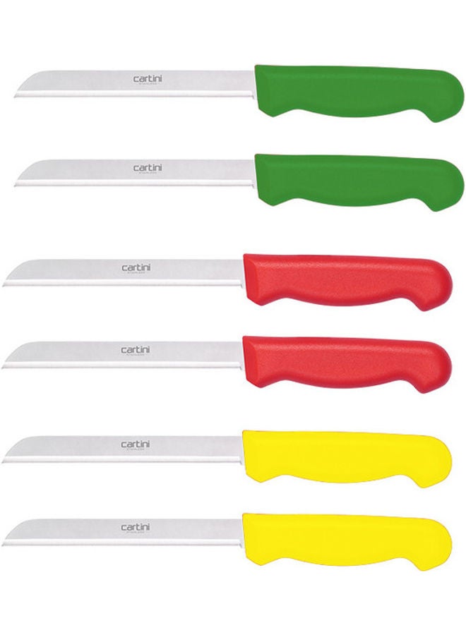 6-Piece Handy Knife Set Red/green/yellow - v1628169239/N49799235A_2