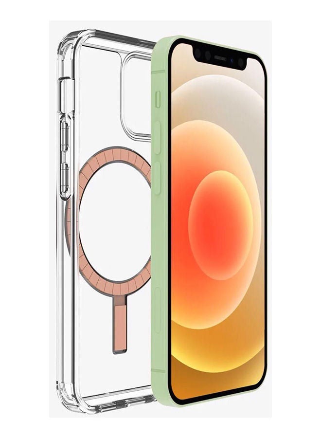 غطاء حماية مغناطيسي شفاف لهاتف آيفون 12 برو ماكس (مقاس 6.7 بوصة) شفاف - Image 2