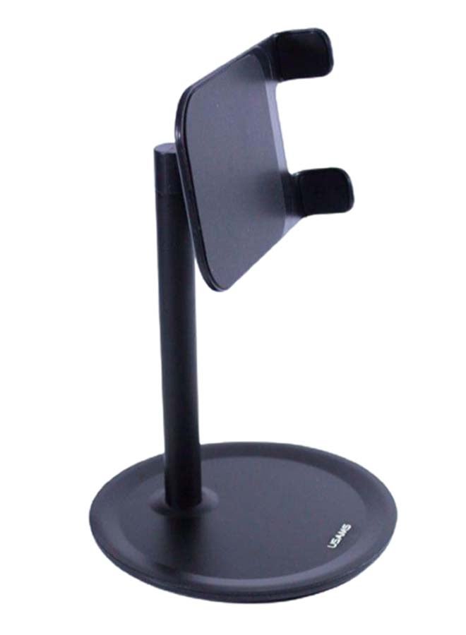 Usams Universal Adjustable Mobile Phone Desktop Stand Black - Image 2