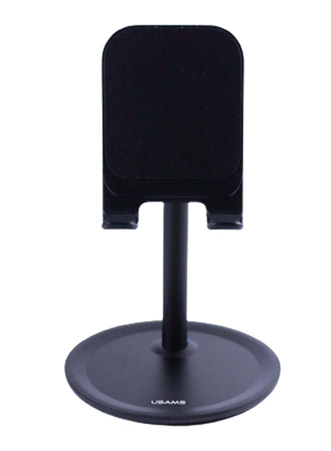 Usams Universal Adjustable Mobile Phone Desktop Stand Black - Image 4