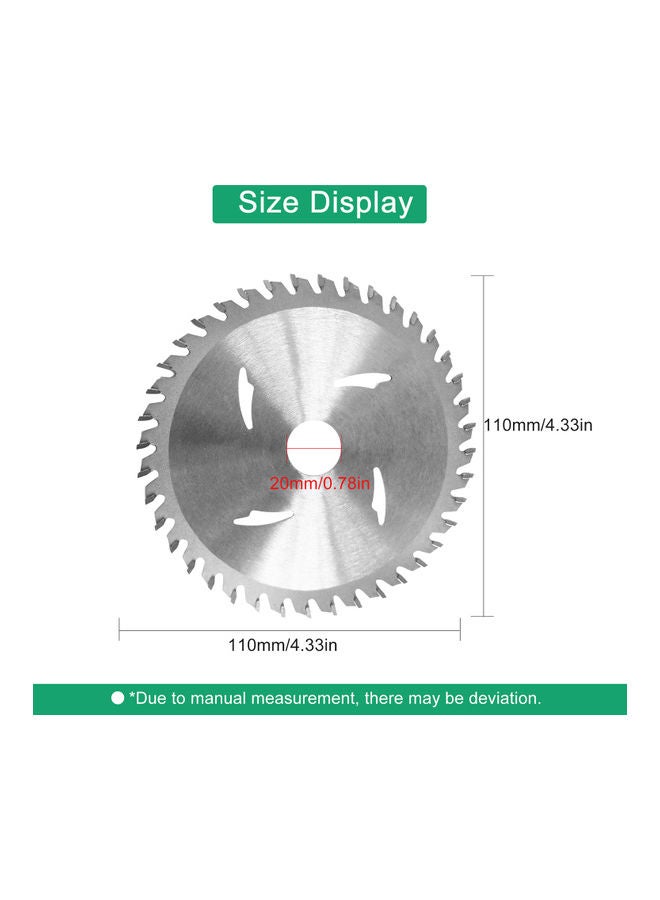 40 Teeth Saw Blade Disc For Angle Grinder Silver  - Image 4