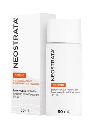 Defend Sheer Physical Protection Broad Spectrum Mineral Sunscreen SPF 50 50ml - v1628176049/N49806704A_1