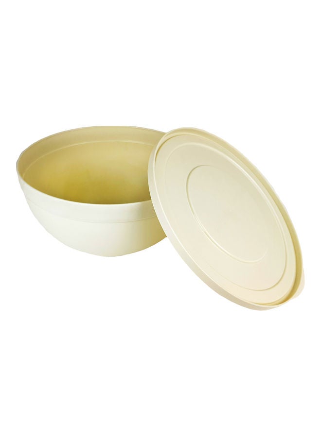 Hobby Life Sandy Bowl With Lid Ivory 4Liters  - Image 3