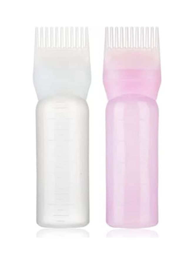 2-Piece Applicator Bottles White/Pink 320ml - Image 1