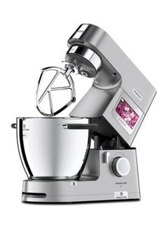 KENWOOD Kitchen Machine, Metal Body, Stainless Steel Bowl, Easy Weight Scale, Steamer Basket, Touch Screen, 13 Touch Preset Functions, 25 Attachments, Non Stick Baking Tools, K-Beater, Whisk, Dough Hook, Creaming Beater, Glass Blender, Food Processor, 2000 W OWKCL95.424SI Silver  - Image 3