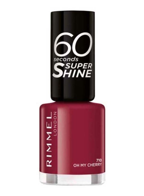 60 Seconds Super Shine Nail Polish 710 Oh My Cherry