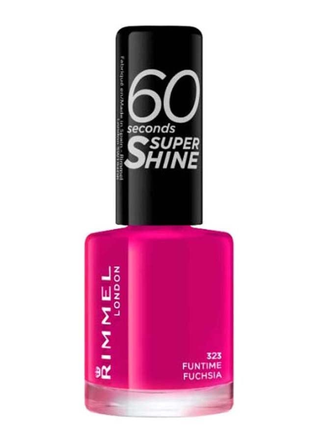 RIMMEL LONDON - 60 Seconds Super Shine Fun time Fuchsia - Image 1