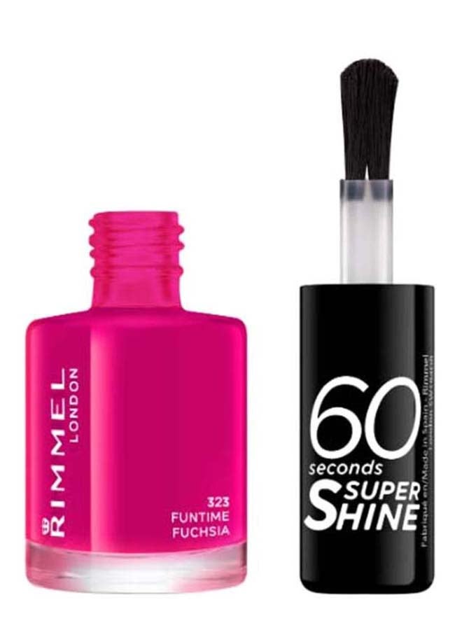 RIMMEL LONDON - 60 Seconds Super Shine Fun time Fuchsia - Image 1