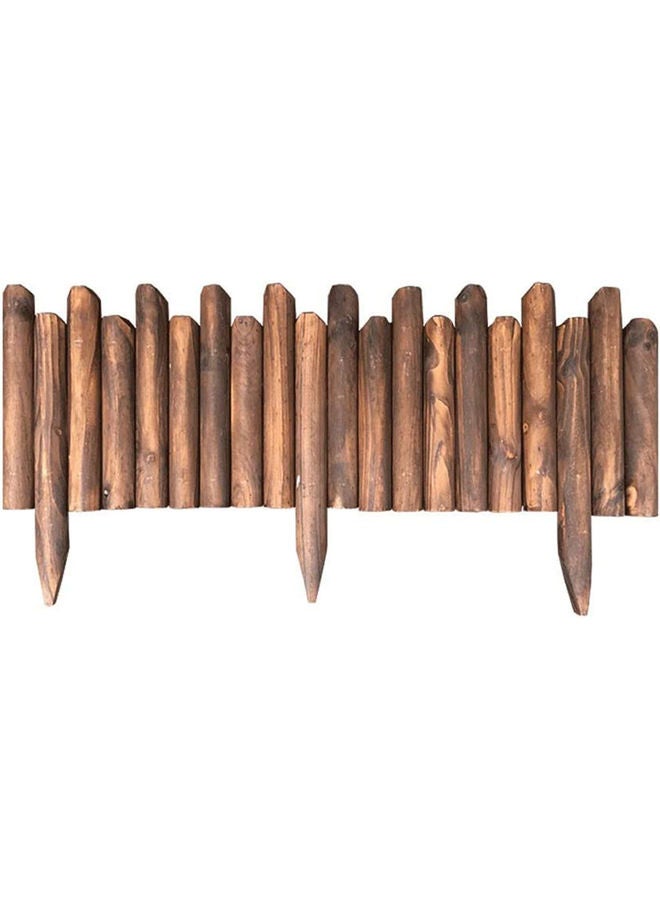 LINGWEI Fence Stake Wooden Protective Guard Brown 120x35cm - Image 1
