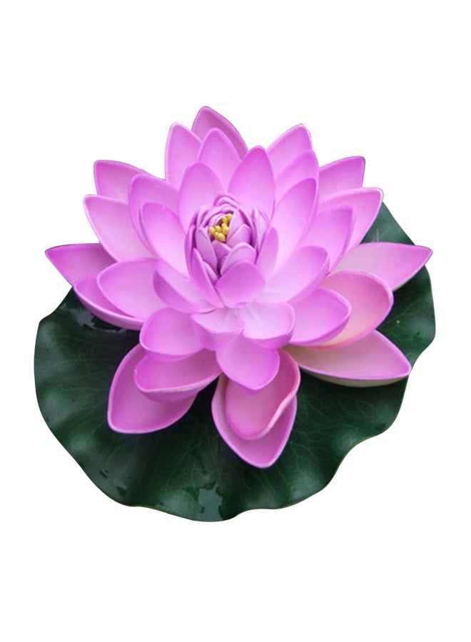 Generic 7 Inch Artificial Floating Lotus Purple  - Image 1