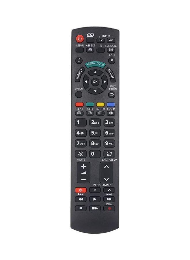 ICS IR Remote Control For Panasonic LCD, LED TV Black - Image 1
