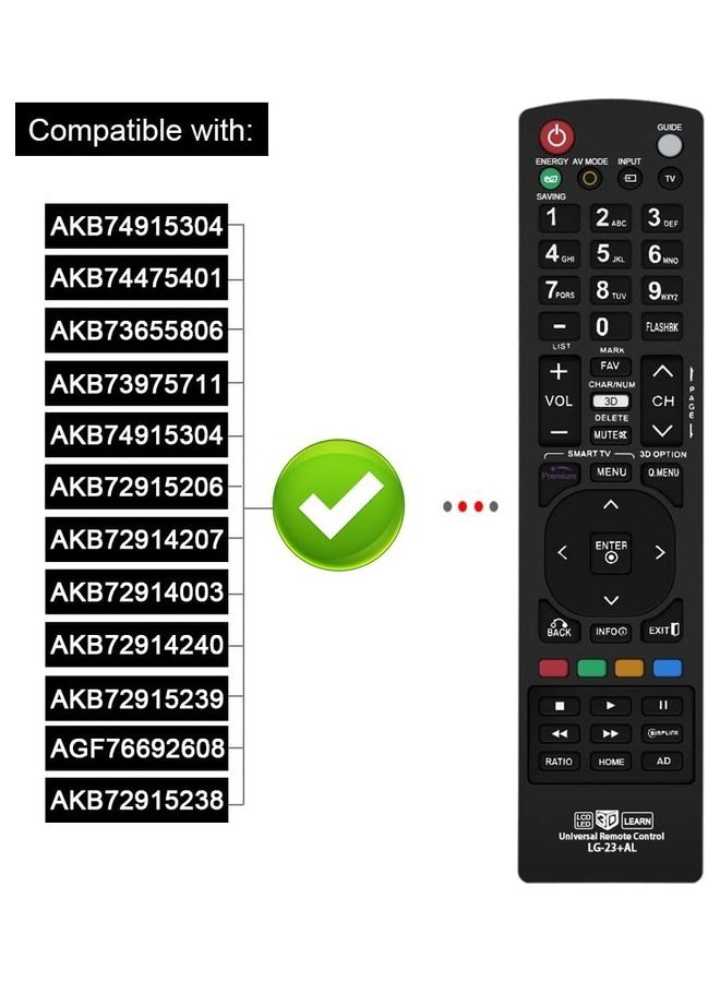 ICS Remote Control For LG Television Sets Black - Image 2
