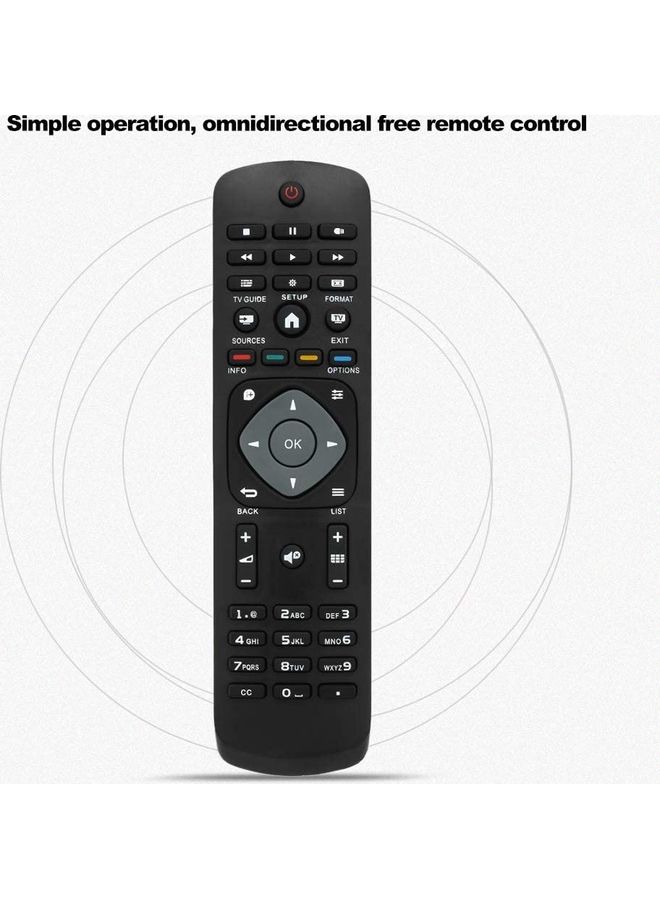 ICS Remote Control For Philips LCD And Smart Digital HDTV Black - Image 2