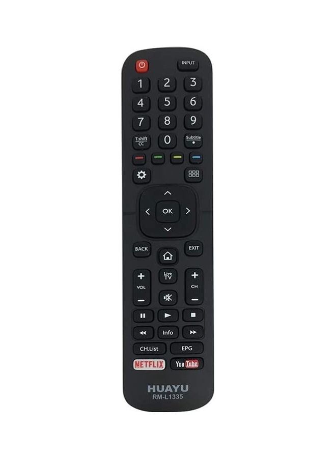 ICS Remote Control For Hisense Smart LCD, LED TV Black - Image 1
