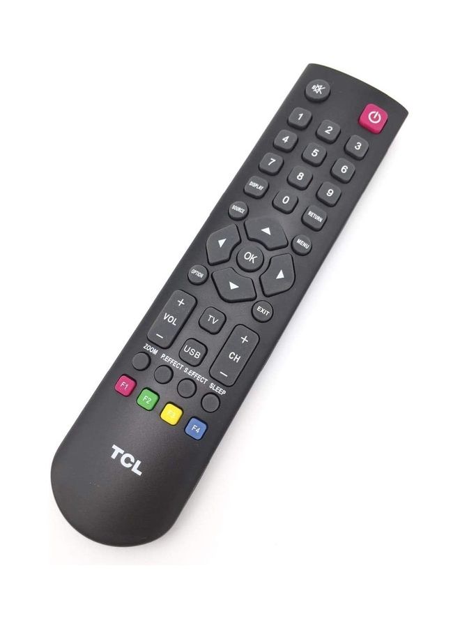 ICS Remote Control For All TCL Television Sets Black