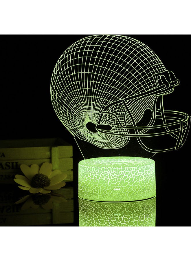 3D Helmet Night Light Clear - Image 2