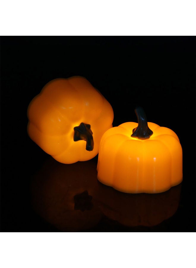 Generic - 1-Piece Flameless LED Pumpkin Candle Light Orange - Image 1