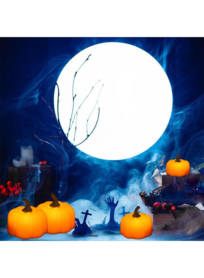Generic - 1-Piece Flameless LED Pumpkin Candle Light Orange - Image 1