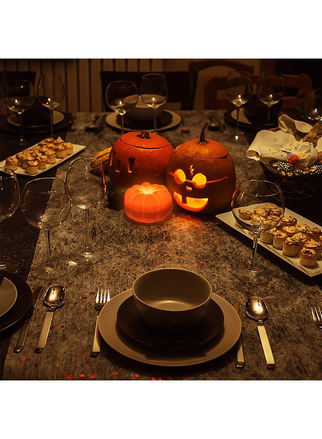 Generic - 1-Piece Flameless LED Pumpkin Candle Light Orange - Image 1