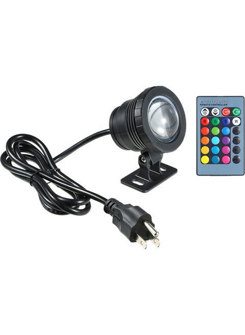LED Underwater Light Lamp With Remote Control Multicolour