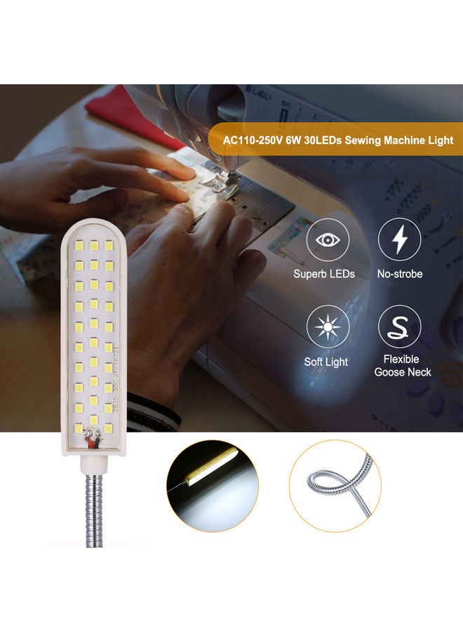 Generic Flexible Bendable Tube Lamp Light White  - Image 4