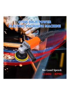 Generic Angle Grinder Orange/Black  - Image 5