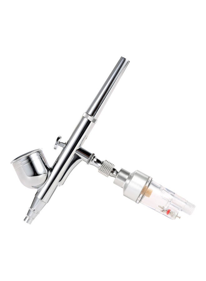 Generic Professional Gravity Feed  Airbrush Kit Black/Silver  - Image 5