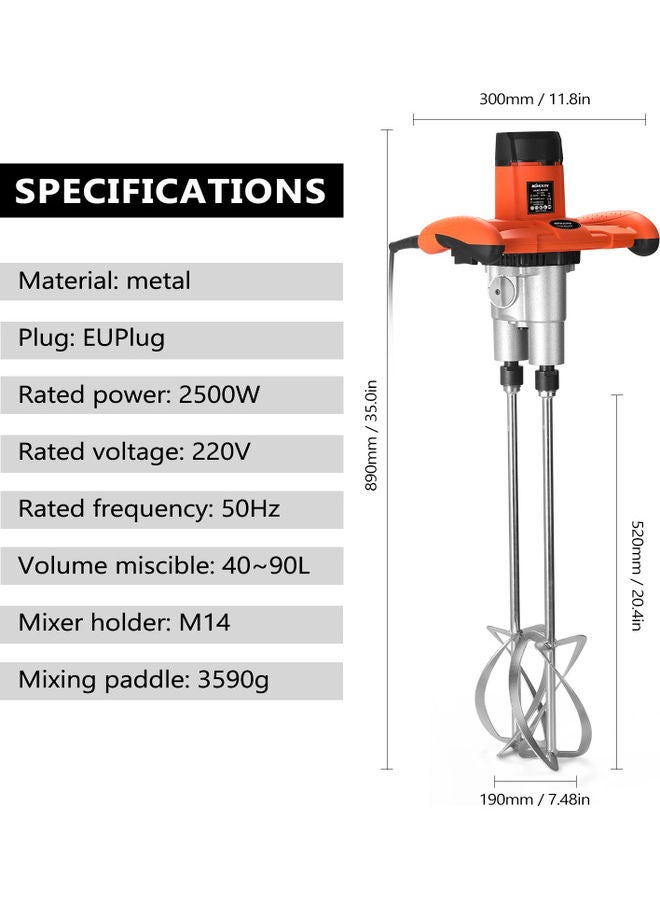 KKmoon Handheld Electric Mixer Multicolour - Image 5