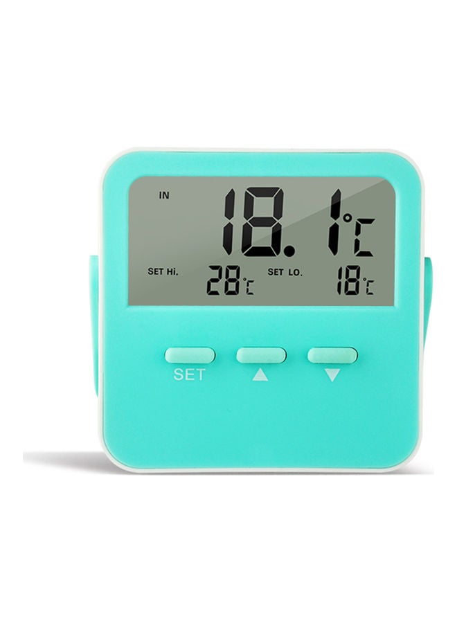 Temperature Alarm Thermometer with LCD Display Green  - Image 2