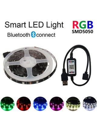 LED Waterproof Flexible Strip Light with App Bluetooth Control Multicolour - v1628236375/N49810208A_1