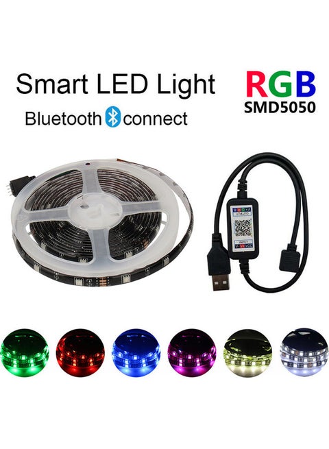 LED Waterproof Flexible Strip Light with App Bluetooth Control Multicolour