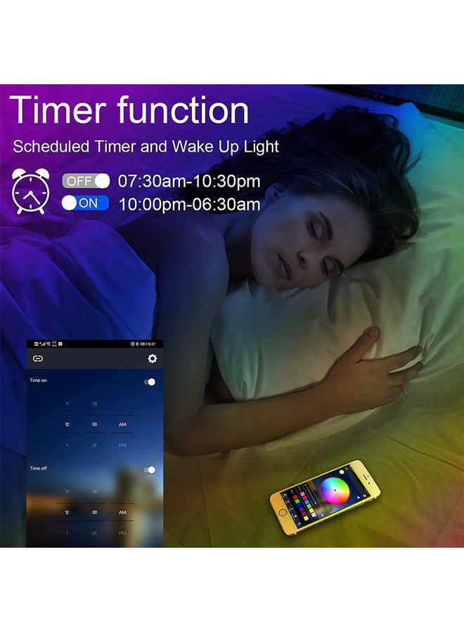 LED Waterproof Flexible Strip Light with App Bluetooth Control Multicolour