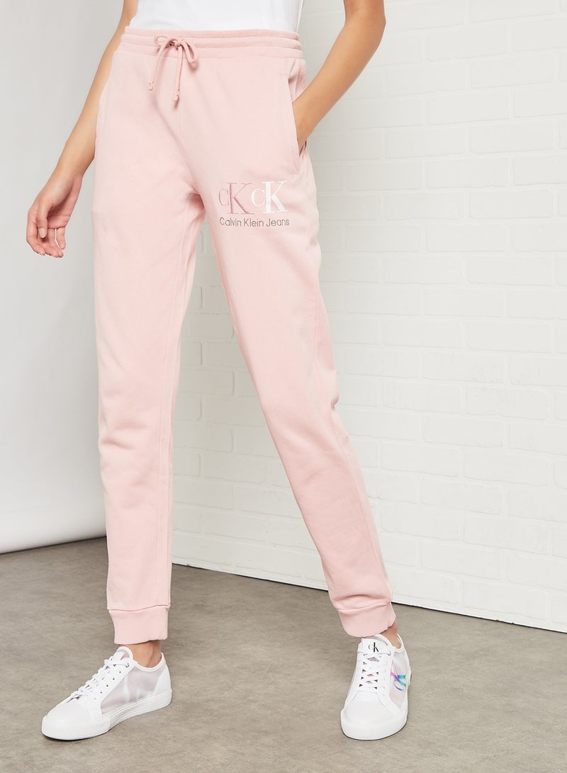 Calvin Klein Jeans - 90's Logo Sweatpants Pink - Image 1