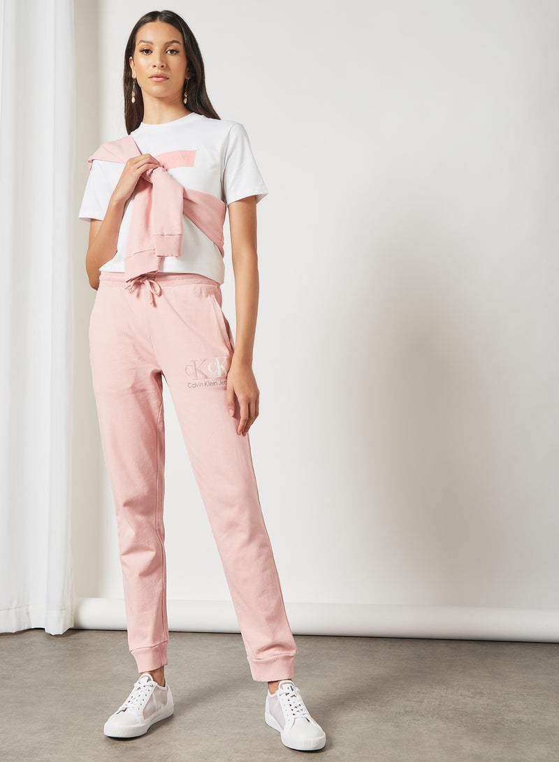 Calvin Klein Jeans - 90's Logo Sweatpants Pink - Image 1