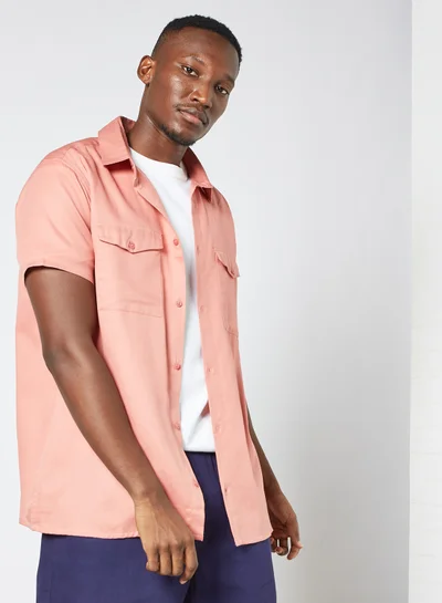STATE 8 Short Sleeve Shirt Pink