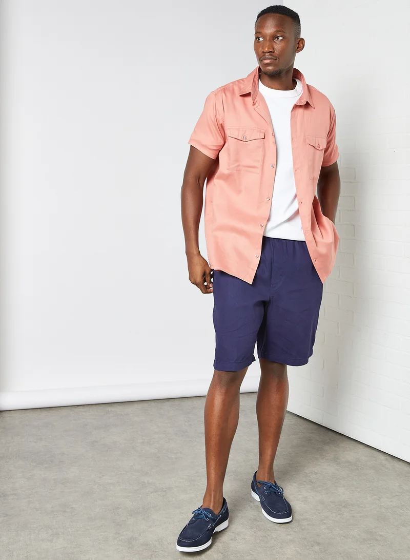 STATE 8 Short Sleeve Shirt Pink
