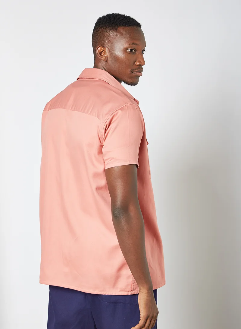 STATE 8 Short Sleeve Shirt Pink