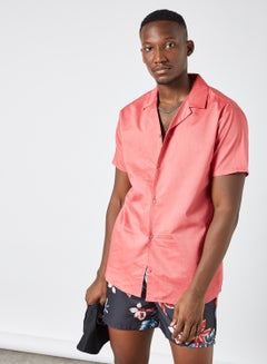 STATE 8 Short Sleeve Shirt Pink  - Image 1