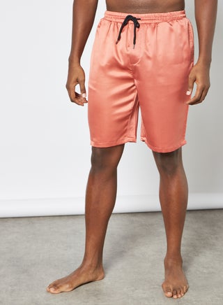 Drawstring Swim Shorts Orange