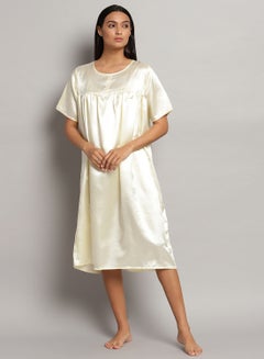 Woven Sleepwear Set Light Yellow