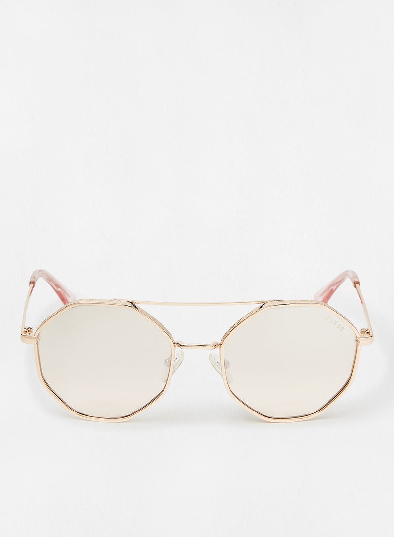 جس نظارة شمسية بإطار سداسي طراز GU7636 للنساء - Image 1
