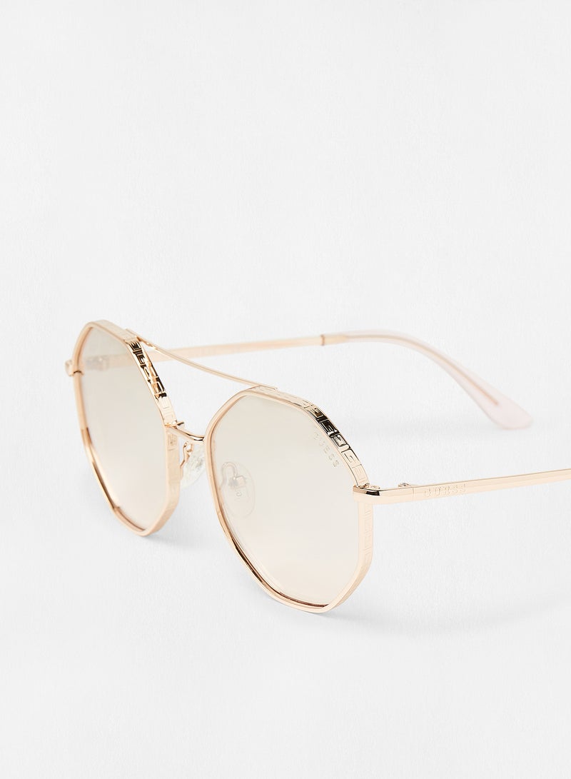 جس نظارة شمسية بإطار سداسي طراز GU7636 للنساء - Image 3