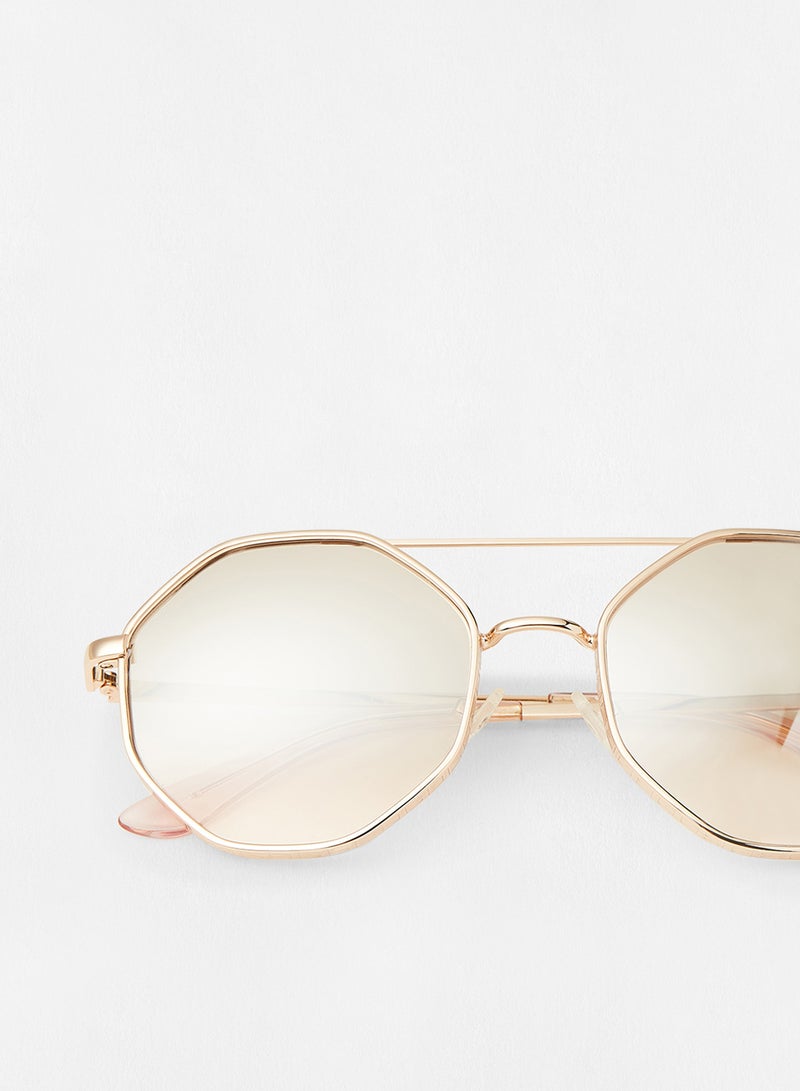 جس نظارة شمسية بإطار سداسي طراز GU7636 للنساء - Image 4