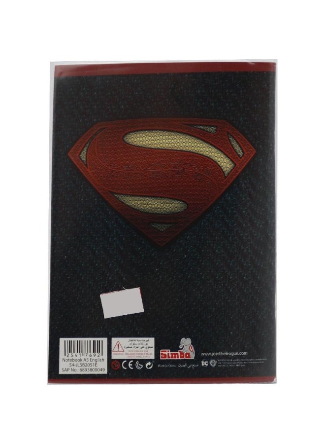DC Comics Superman A5 Lined Exercise Book Multicolour - Image 2