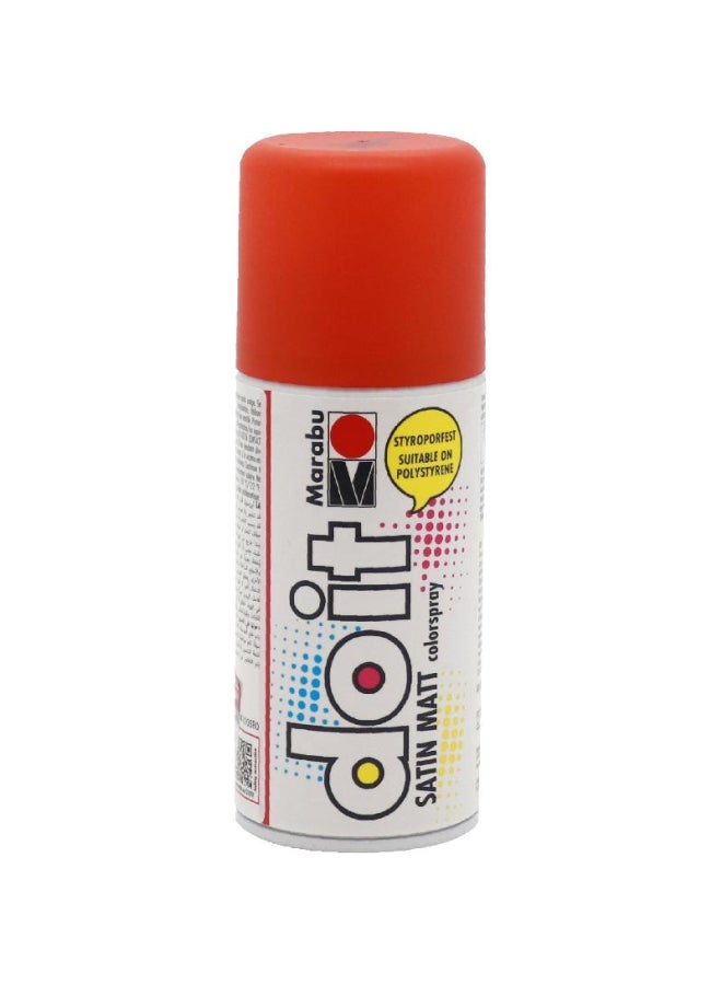 Marabu Do It Satin Matt Weatherproof Spray Paint Orange